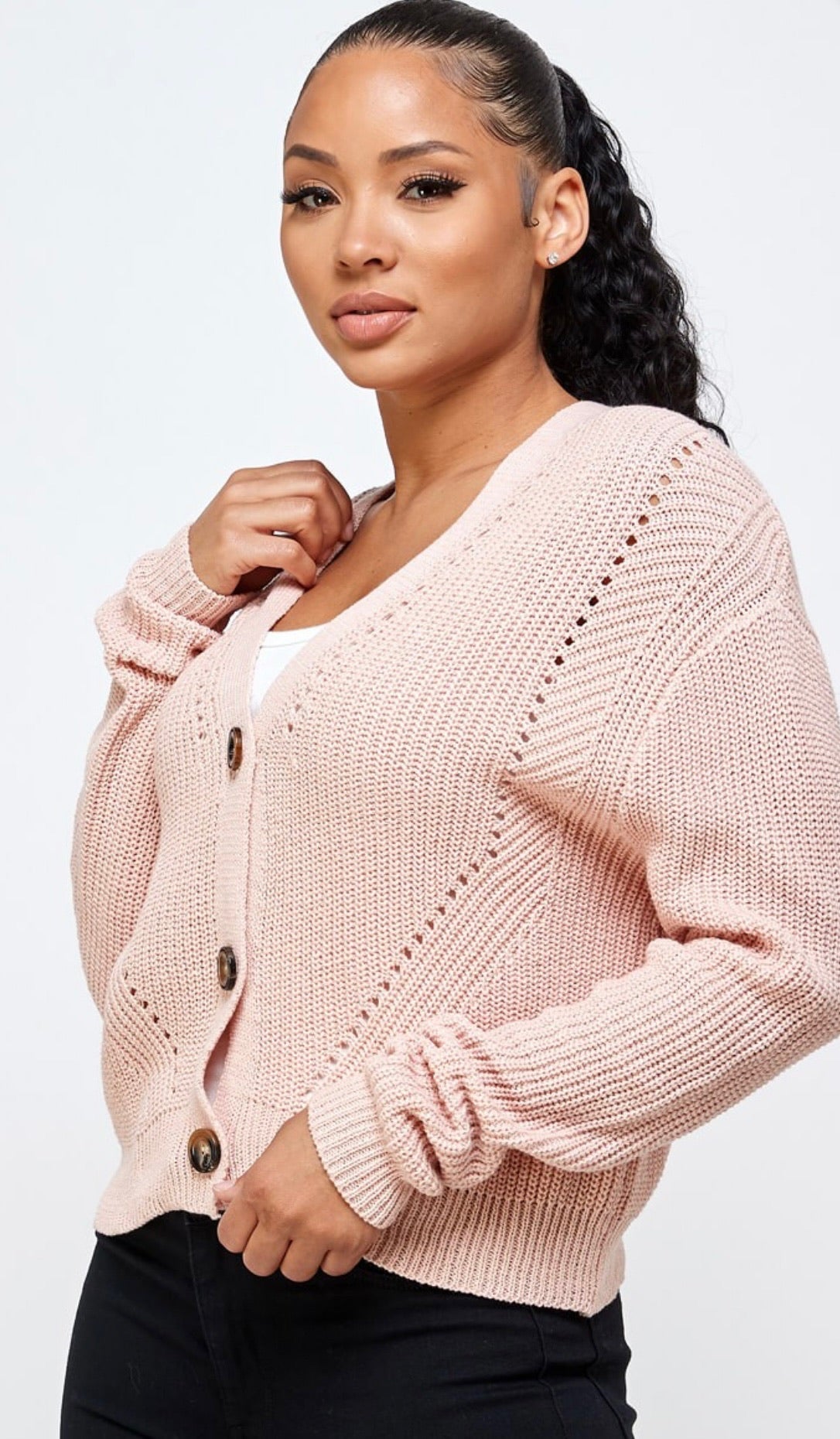 Blush Cardi