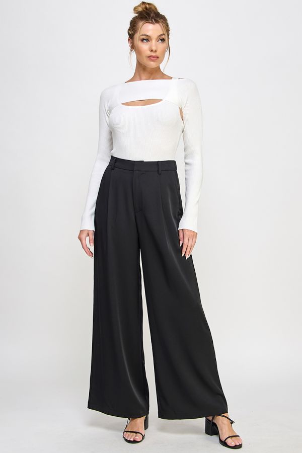 Noir Palazzo Trousers