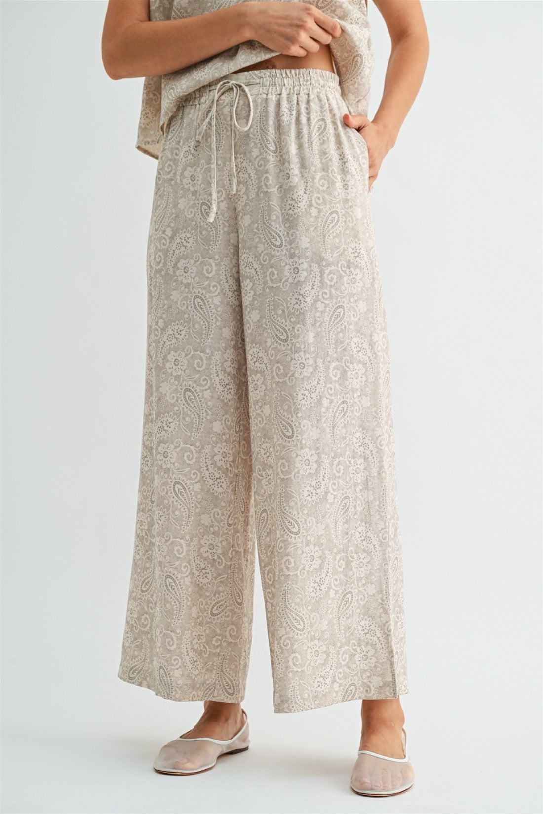 Carmel Paisley Pants