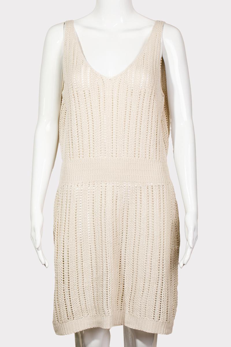 IVORY BREEZE KNIT DRESS