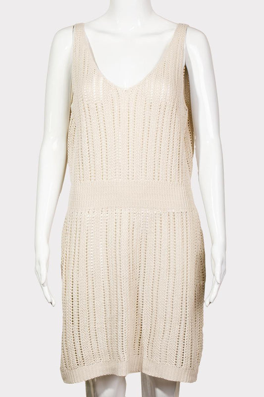 IVORY BREEZE KNIT DRESS