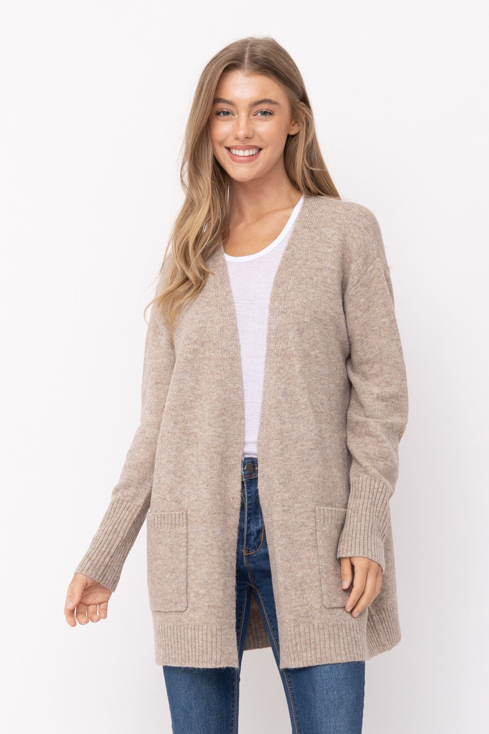 Lumi Cardi Camel