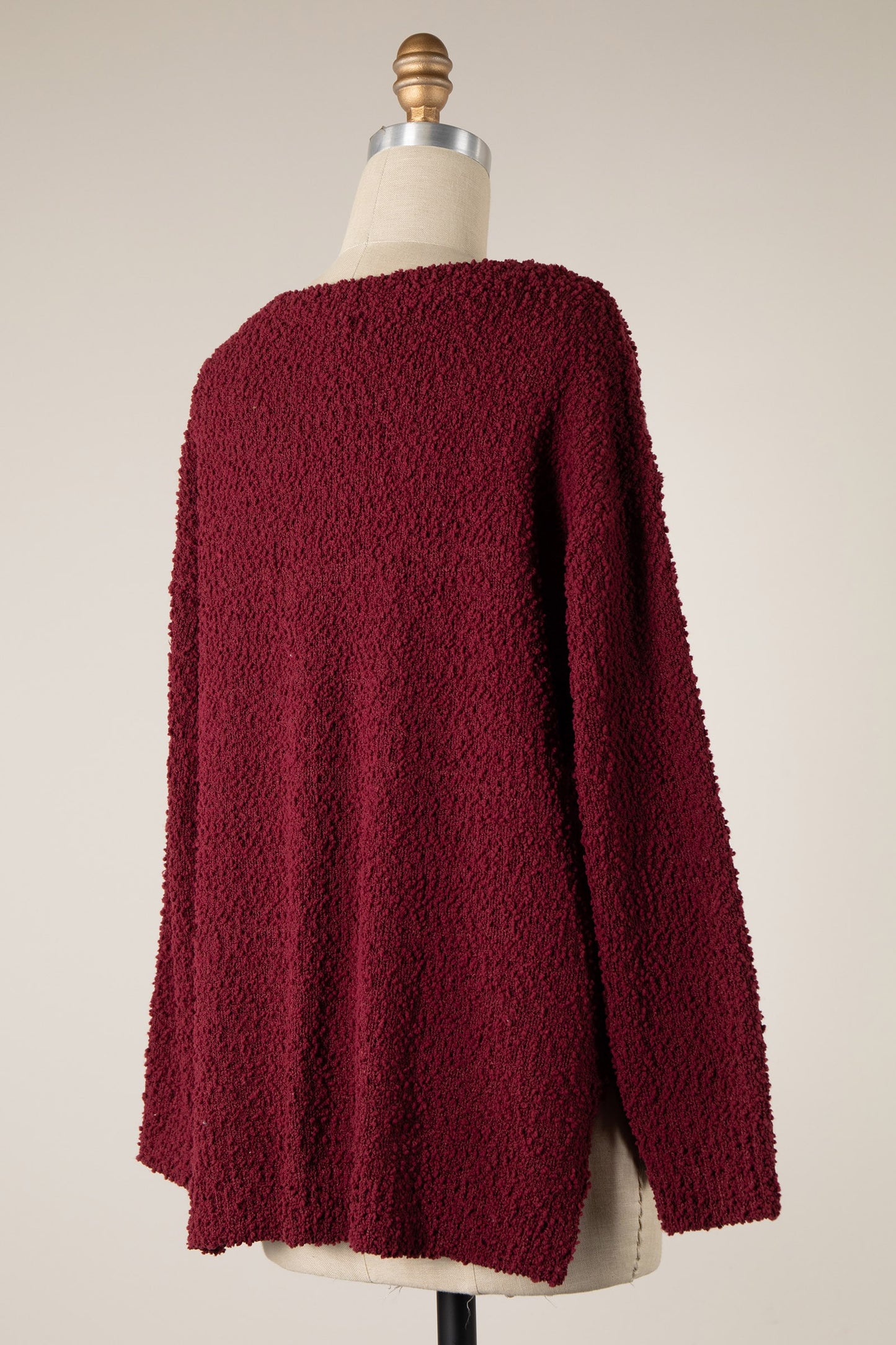 Merlot Knit Sweater