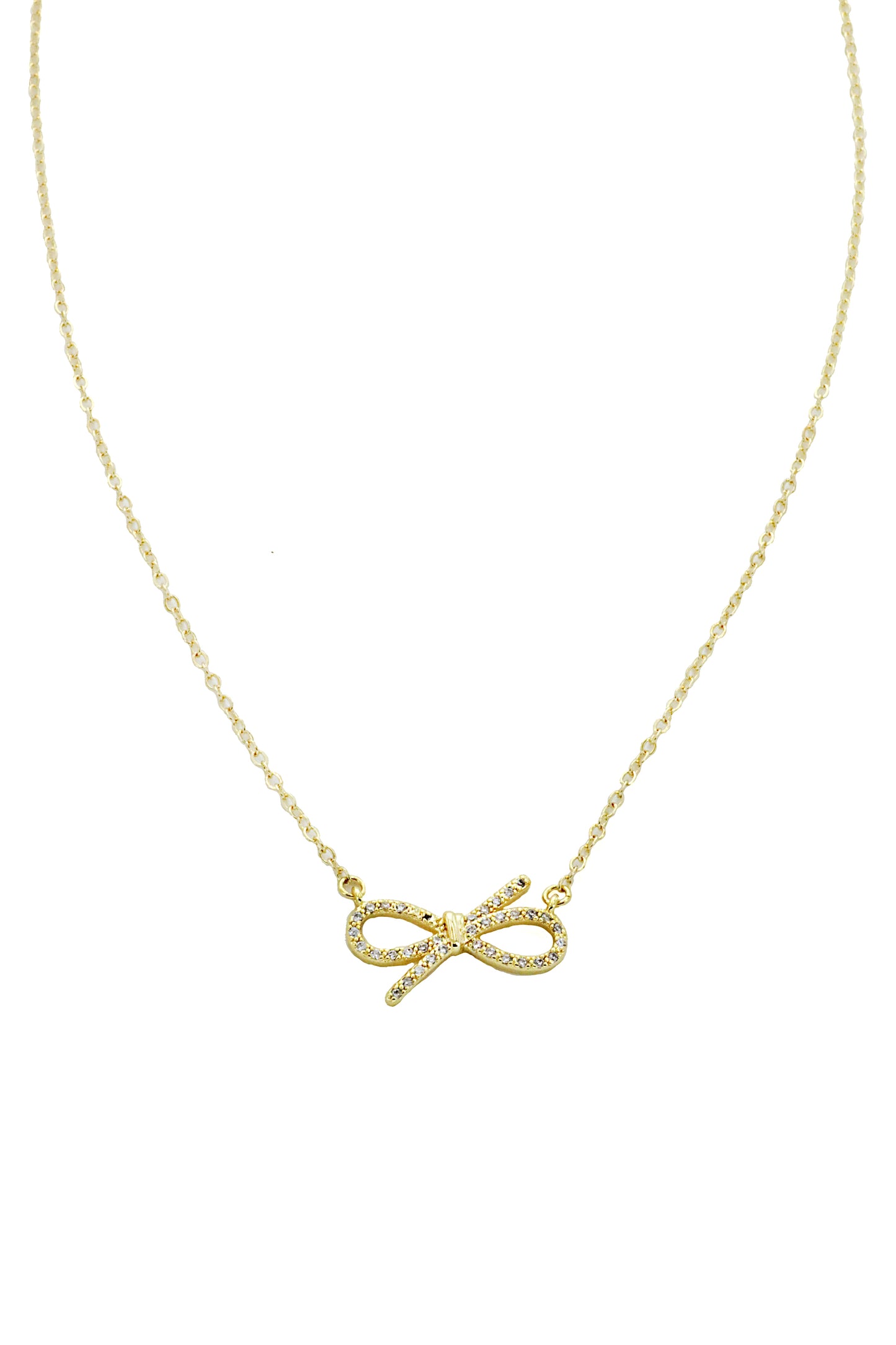 INFINITY BOW NECKLACE