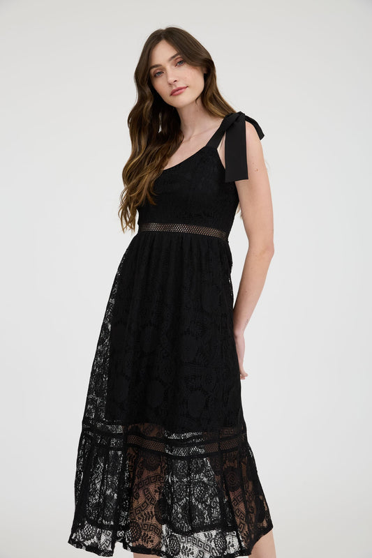Noir Bloom Dress