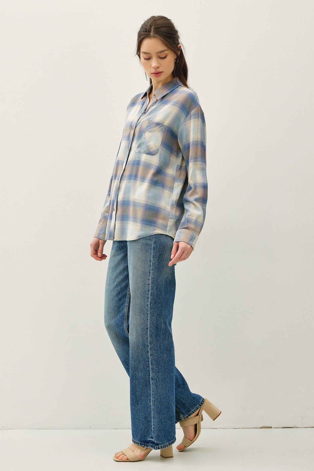 Retro Blue Plaid