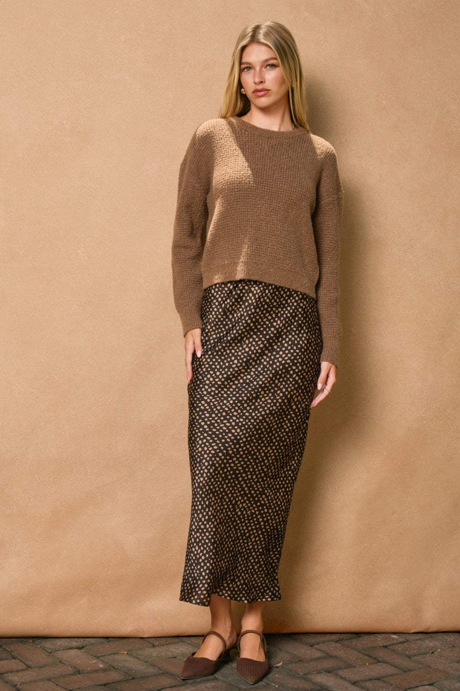 Spot on Maxi Skirt