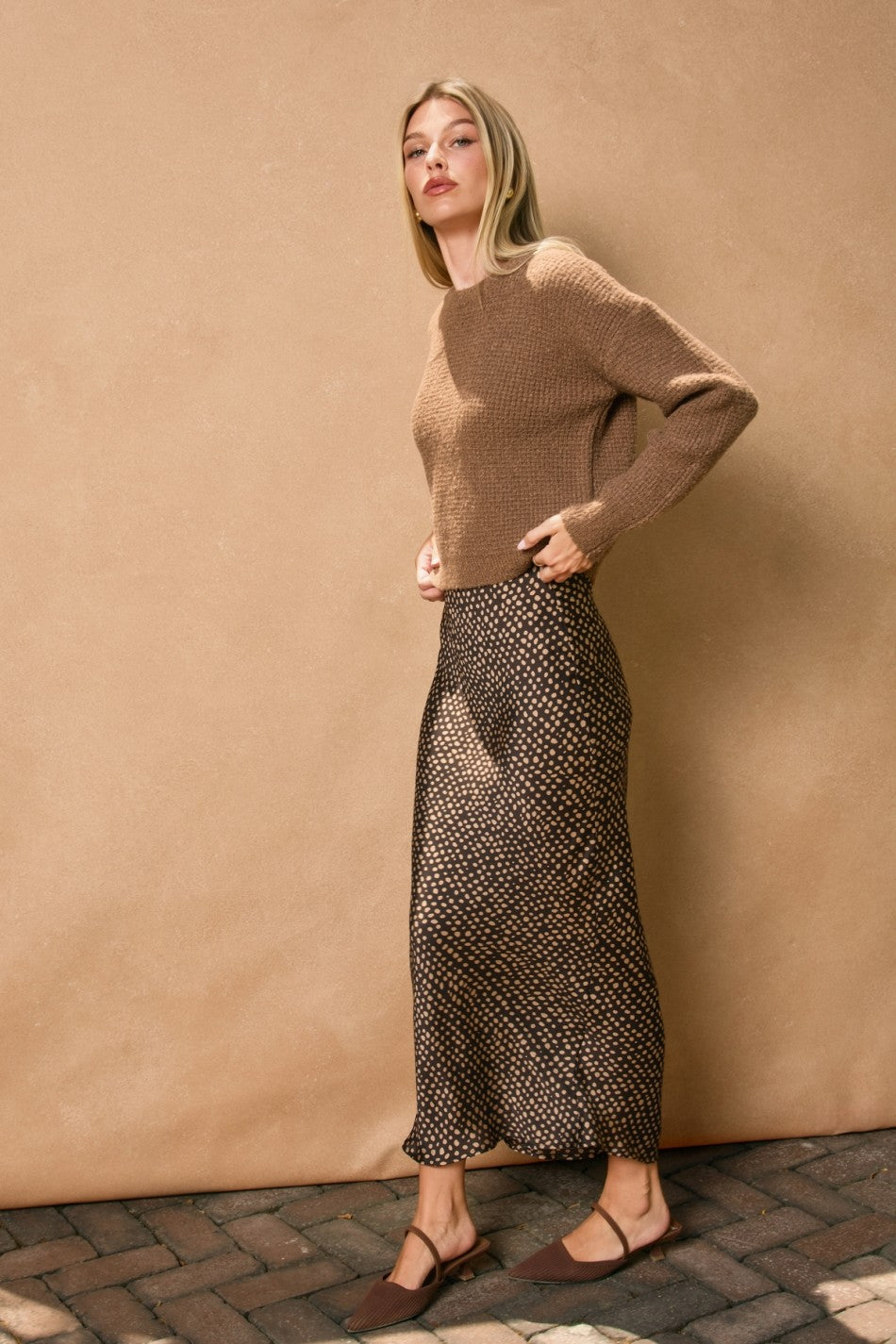 Spot on Maxi Skirt