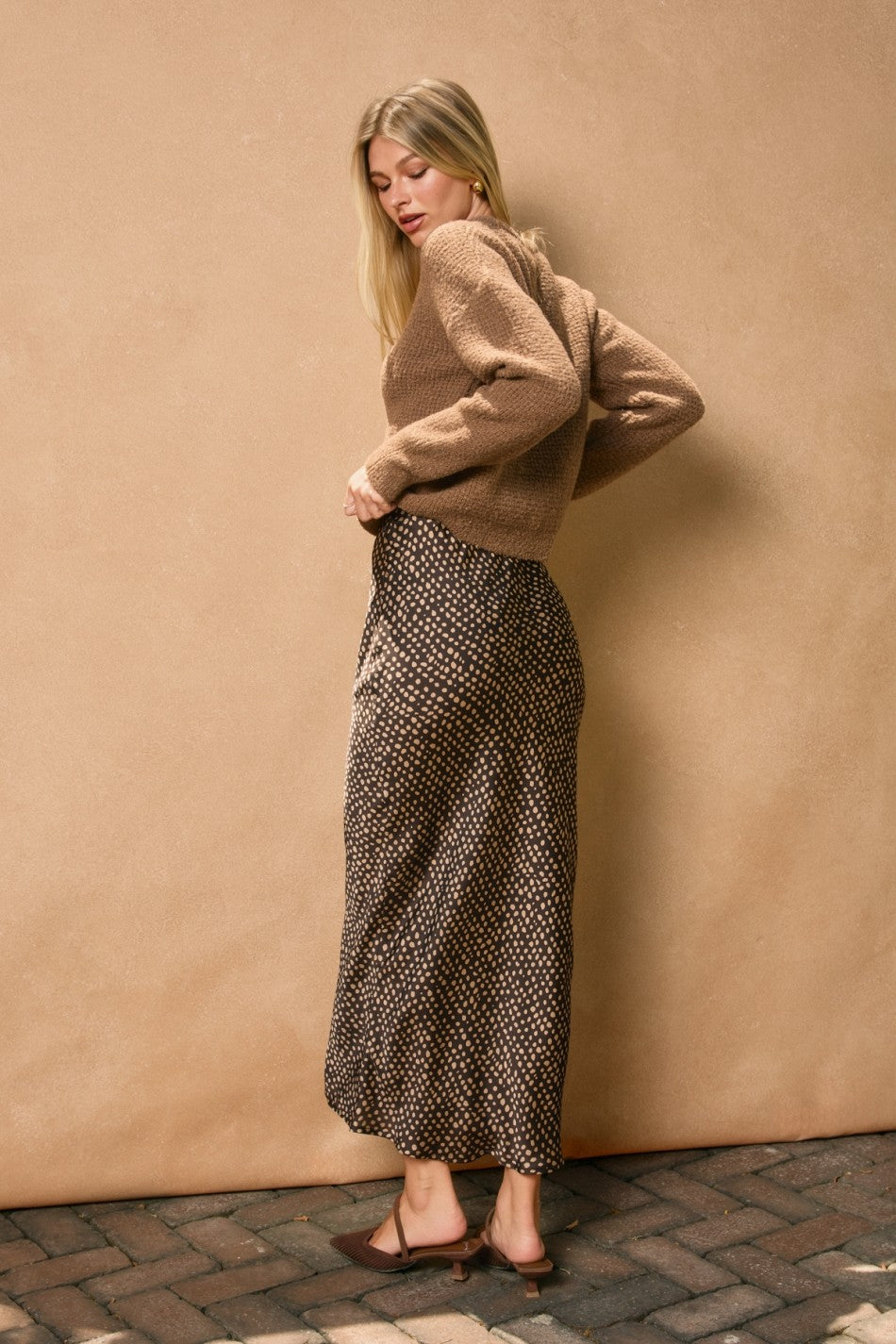 Spot on Maxi Skirt