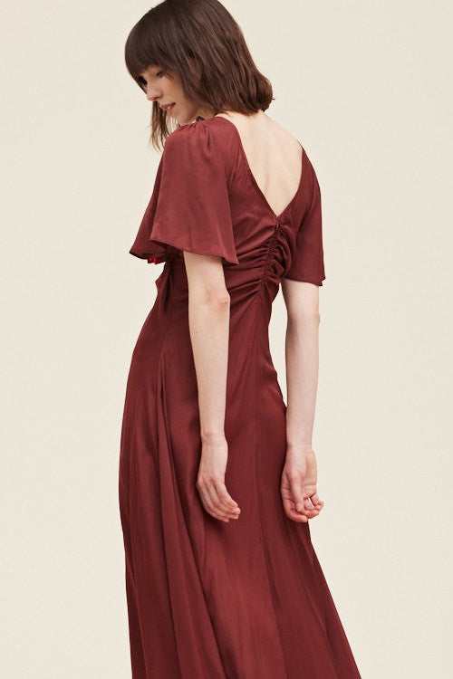 Burgundy Maxi Dress