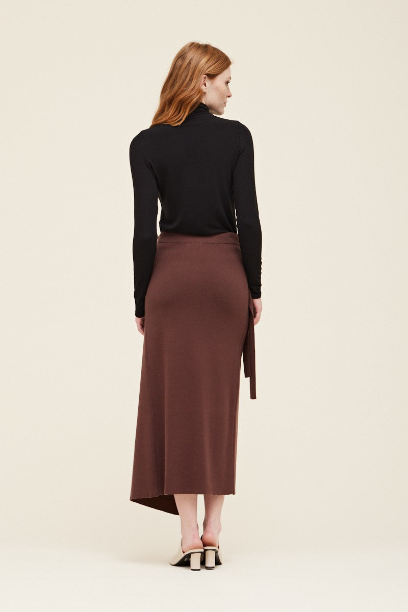 Cacao Wrap Skirt
