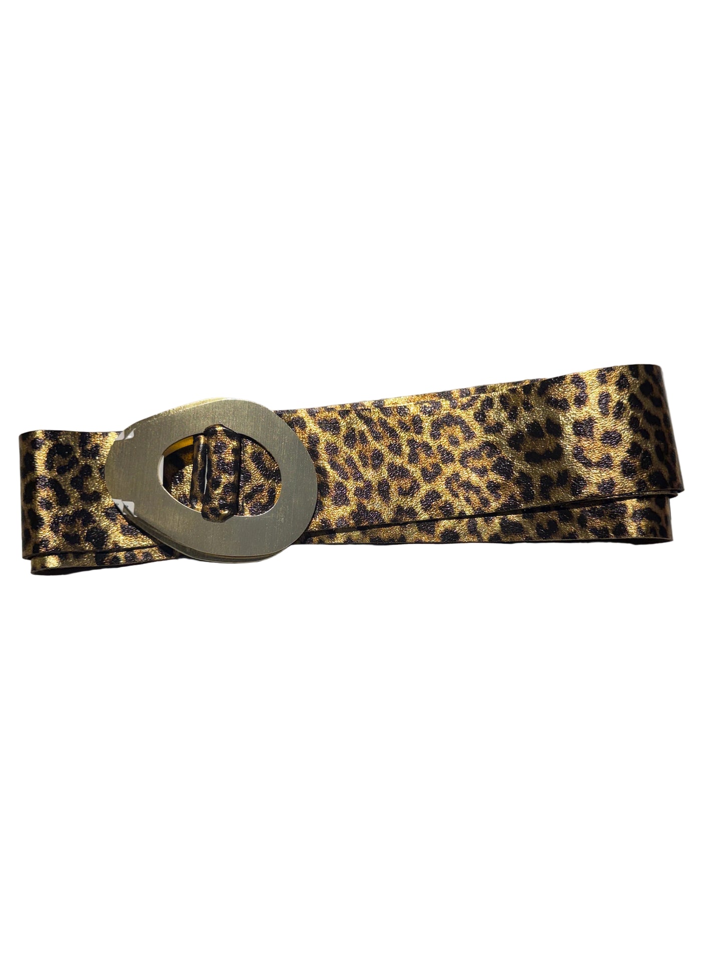 Golden Ring Leather Belt