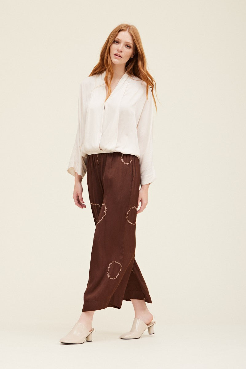 Arcelle Satin Pant