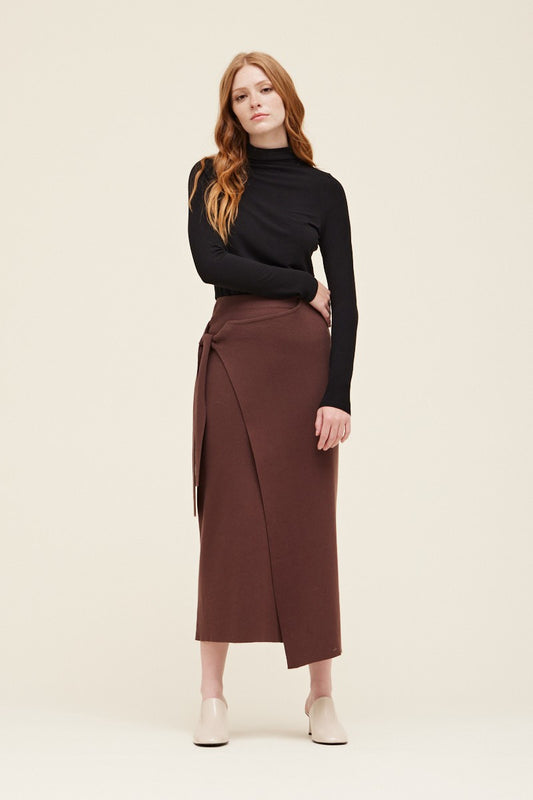 Cacao Wrap Skirt