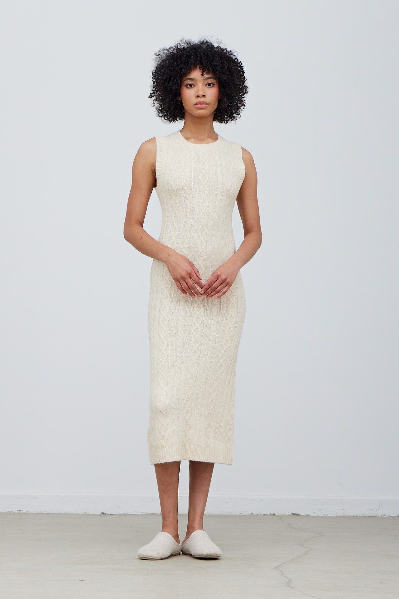 Ivory Knit Dress