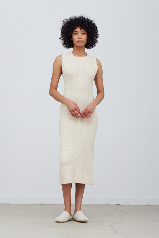 Ivory Knit Dress
