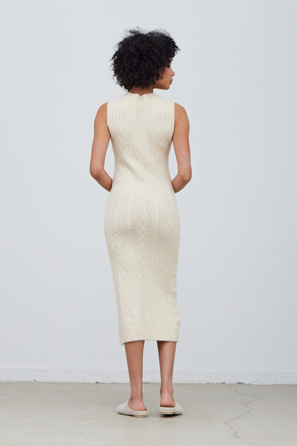 Ivory Knit Dress