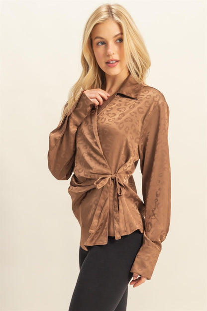 Leopard Blouse