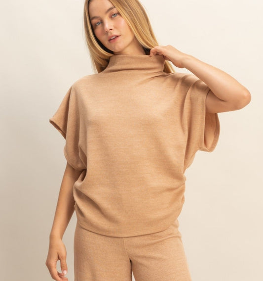 Luma Mock Neck Top