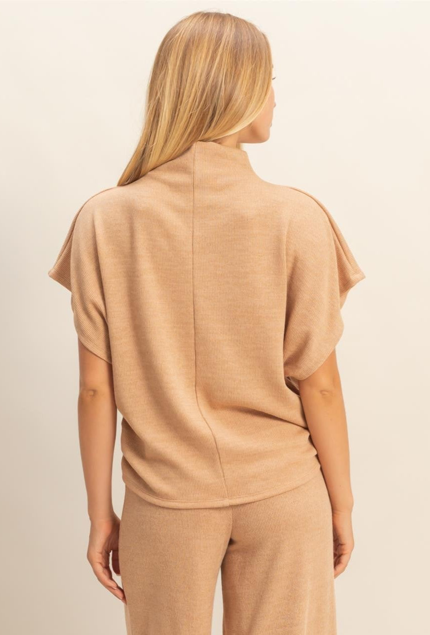 Luma Mock Neck Top