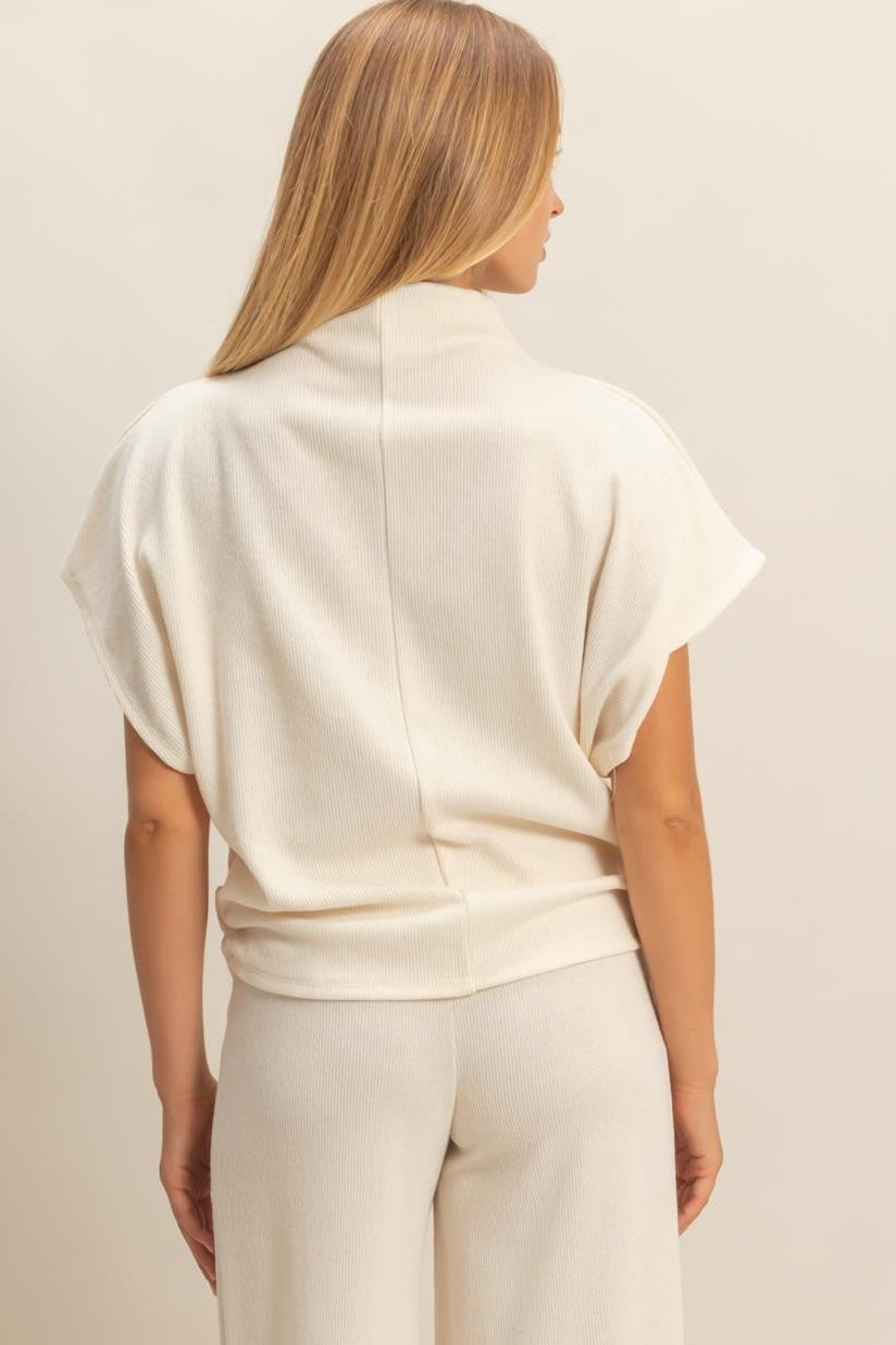 Luma Mock Neck Top