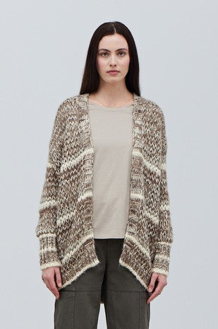Marbled Knit Cardigan