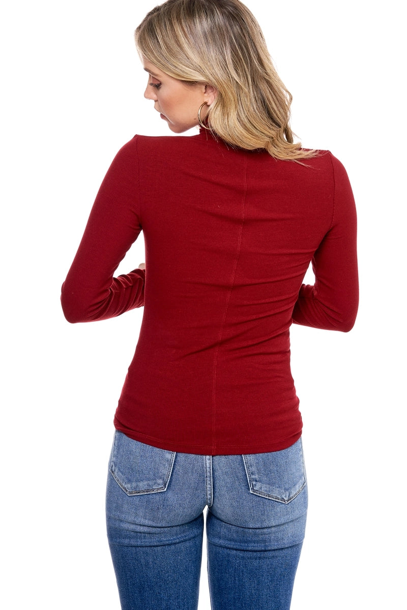 Mila Ribbed Turtleneck