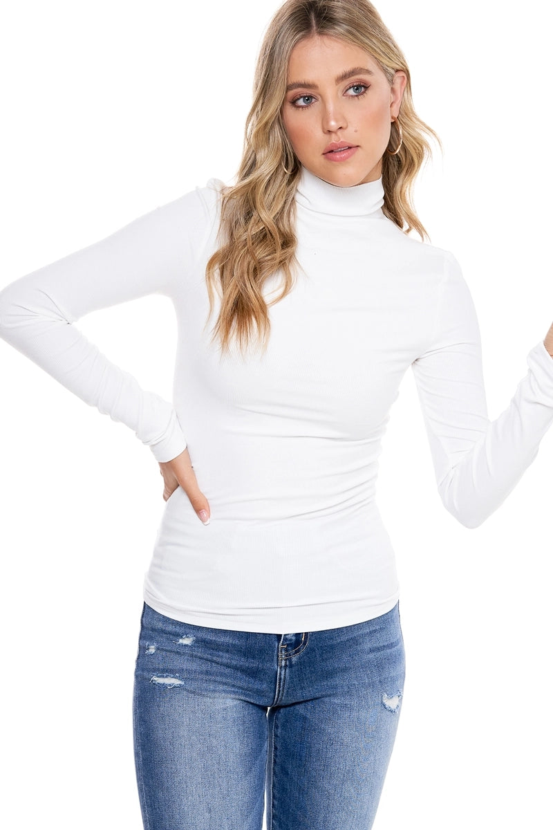 Mila Ribbed Turtleneck