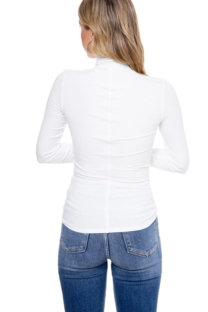 Mila Ribbed Turtleneck