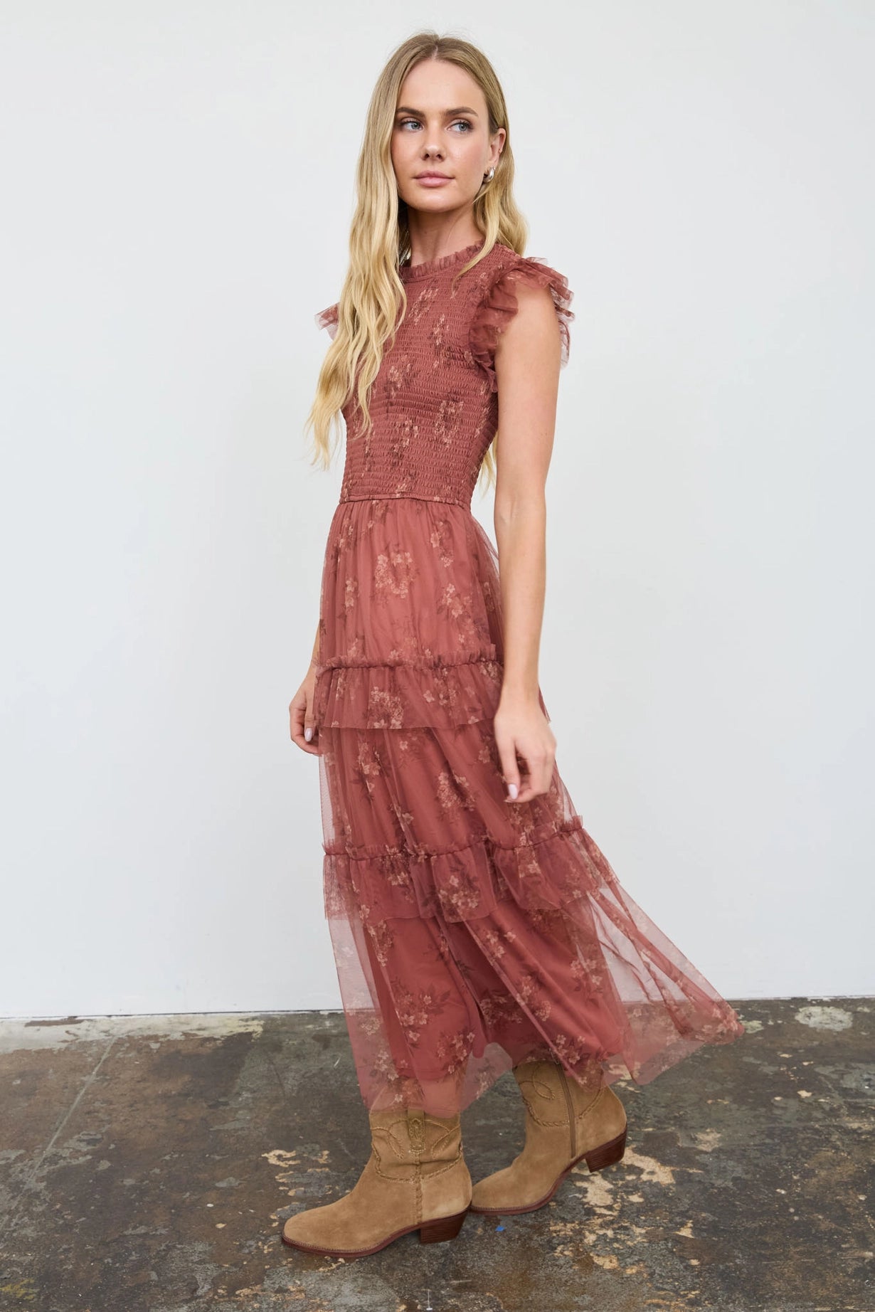 Mix Midi Dress