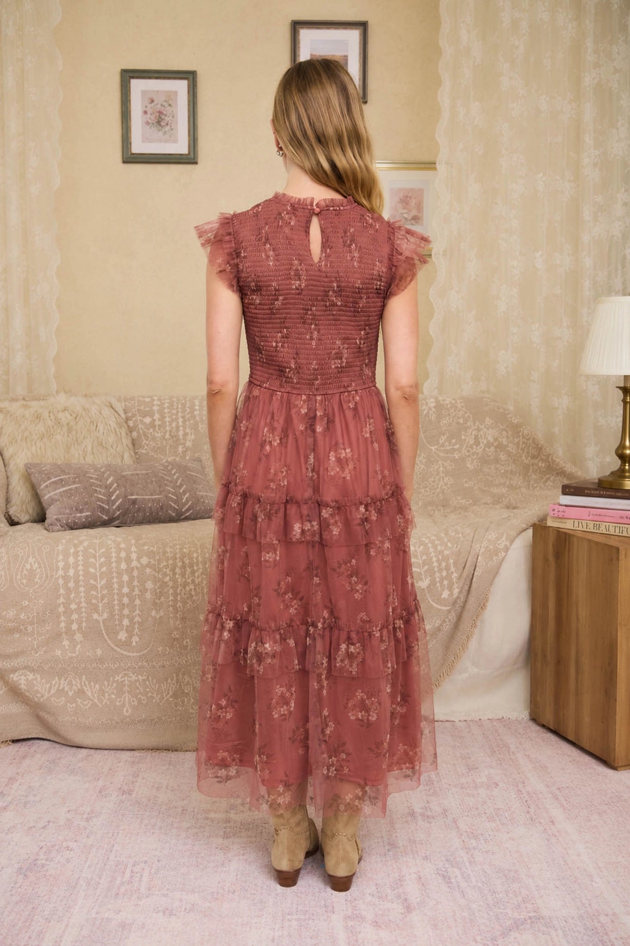 Mix Midi Dress