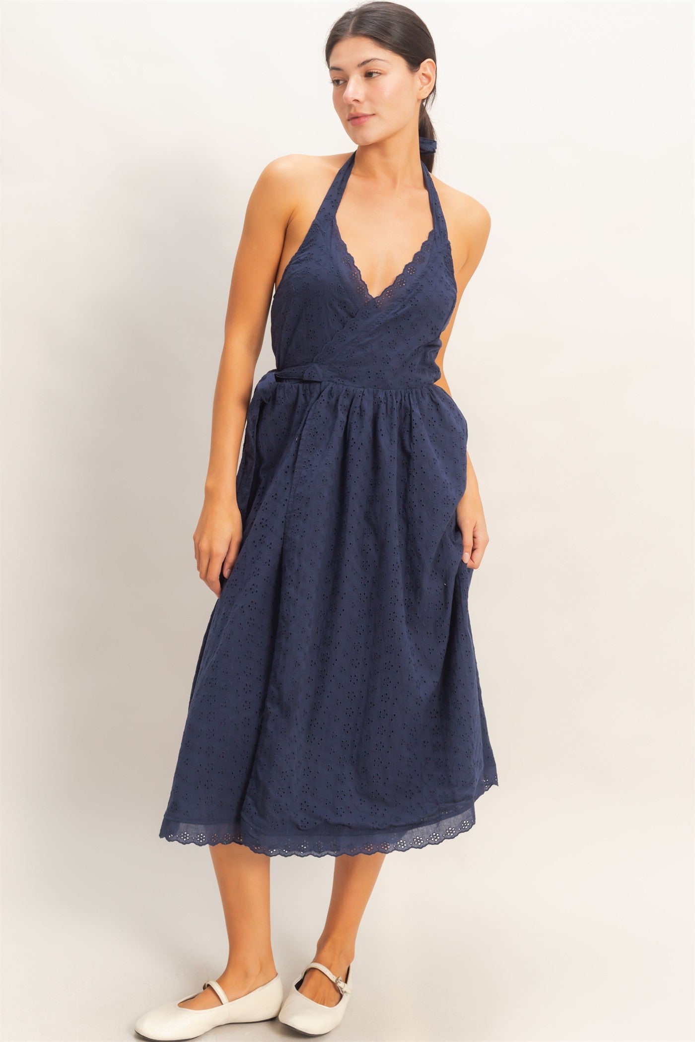 Niki Navy Dress