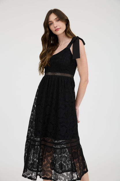 Noir Bloom Dress