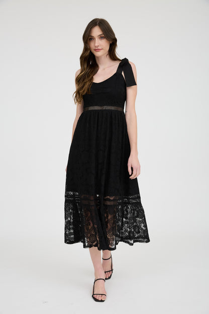 Noir Bloom Dress