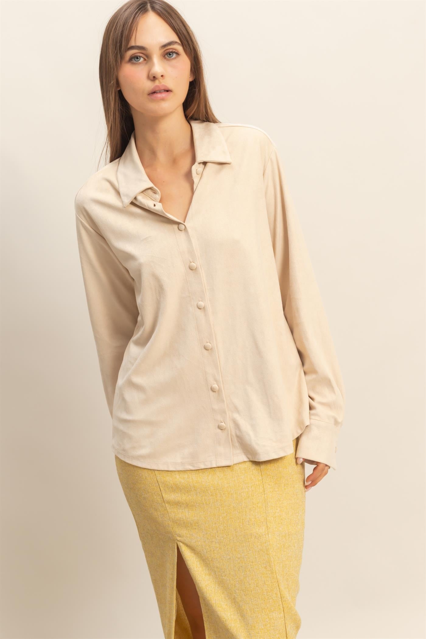 Novara Button Up