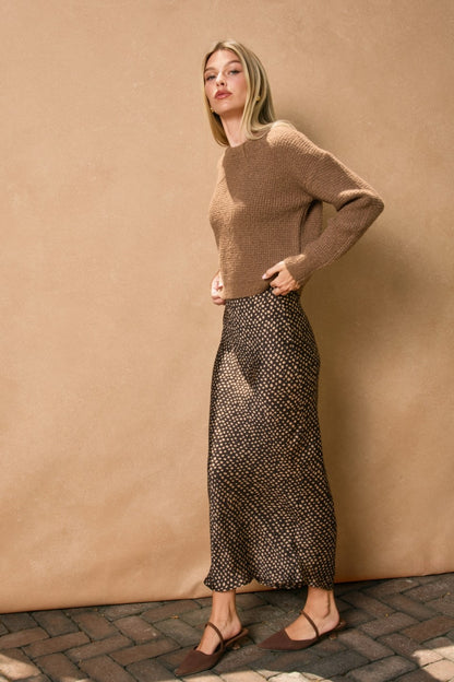 Spot on Maxi Skirt