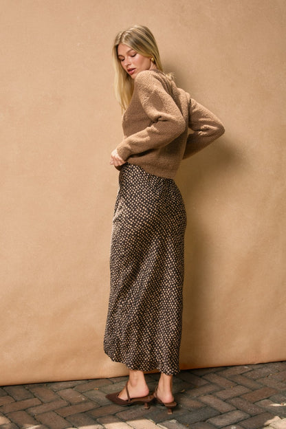 Spot on Maxi Skirt