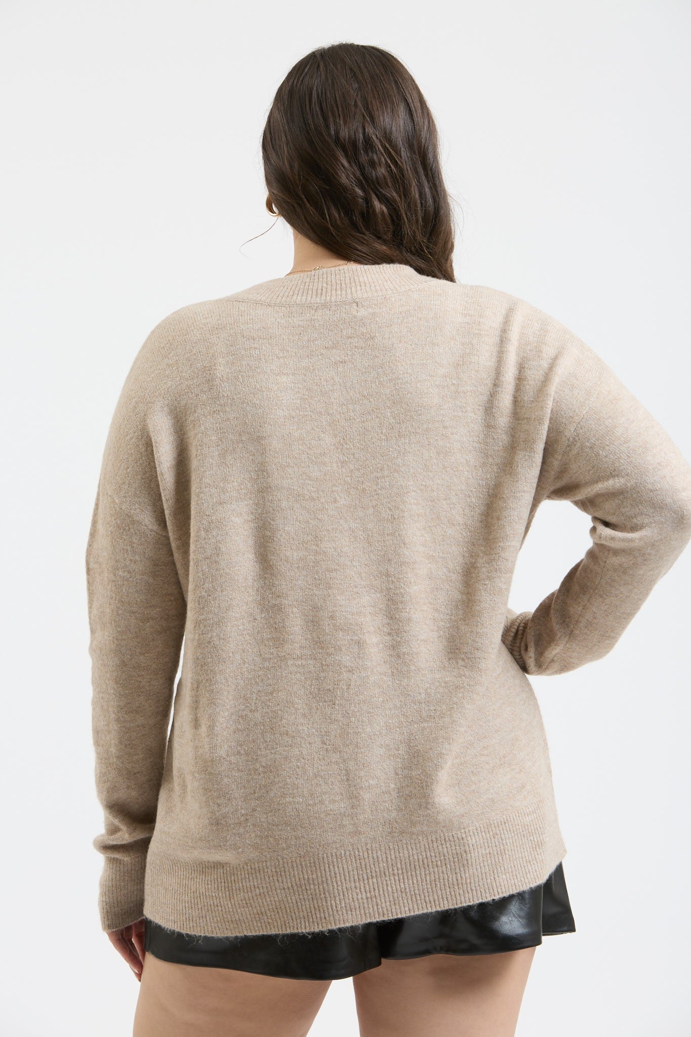 Taupe Knit Sweater