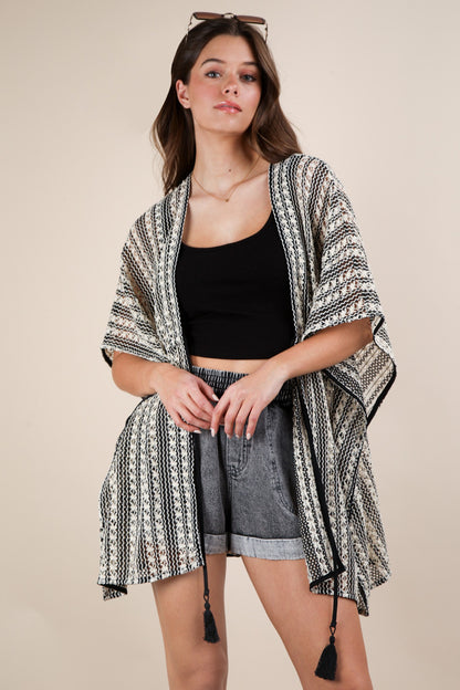 Toscana Fringe Cardigan