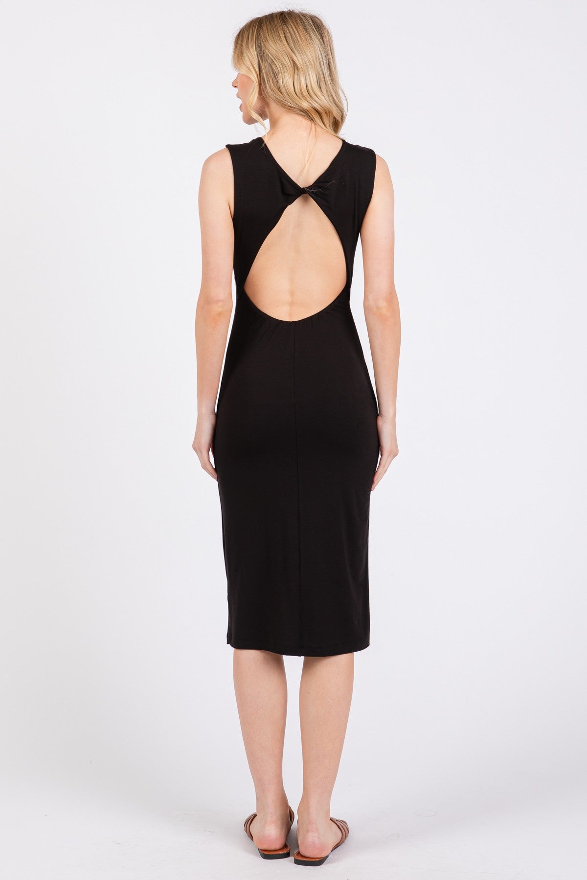 Twistline Midi Dress