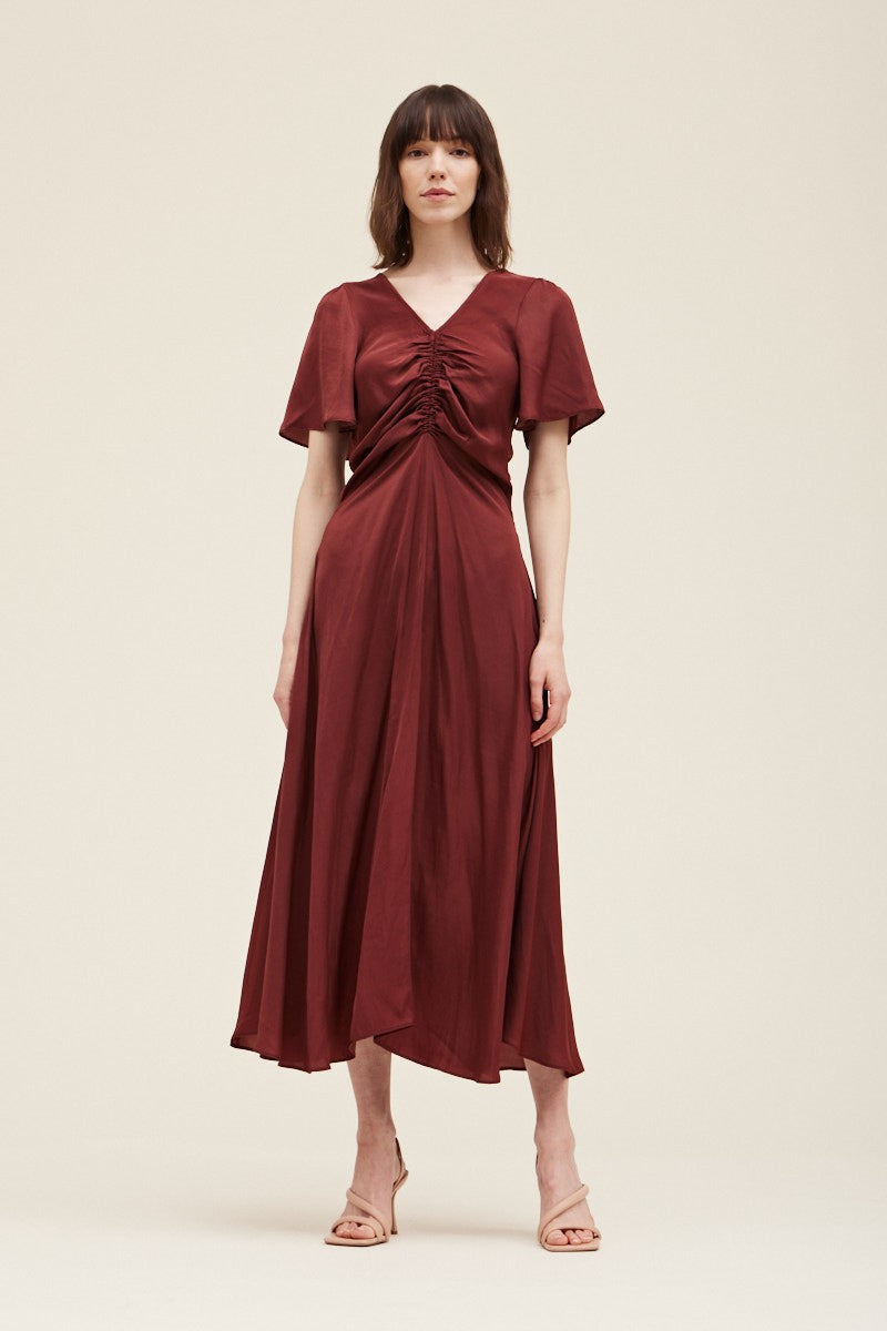Burgundy Maxi Dress