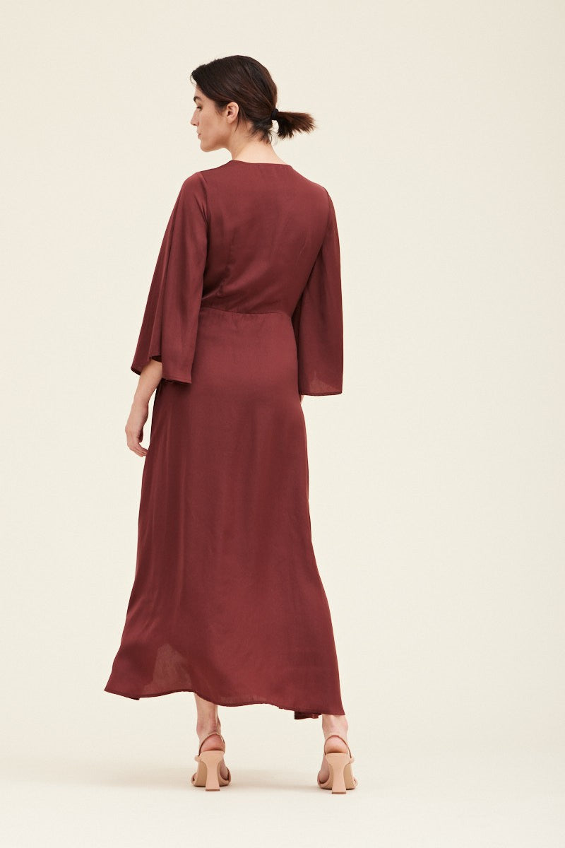 Winefold Dress