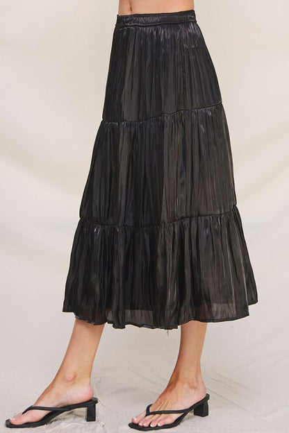 Midnight Tiered Skirt